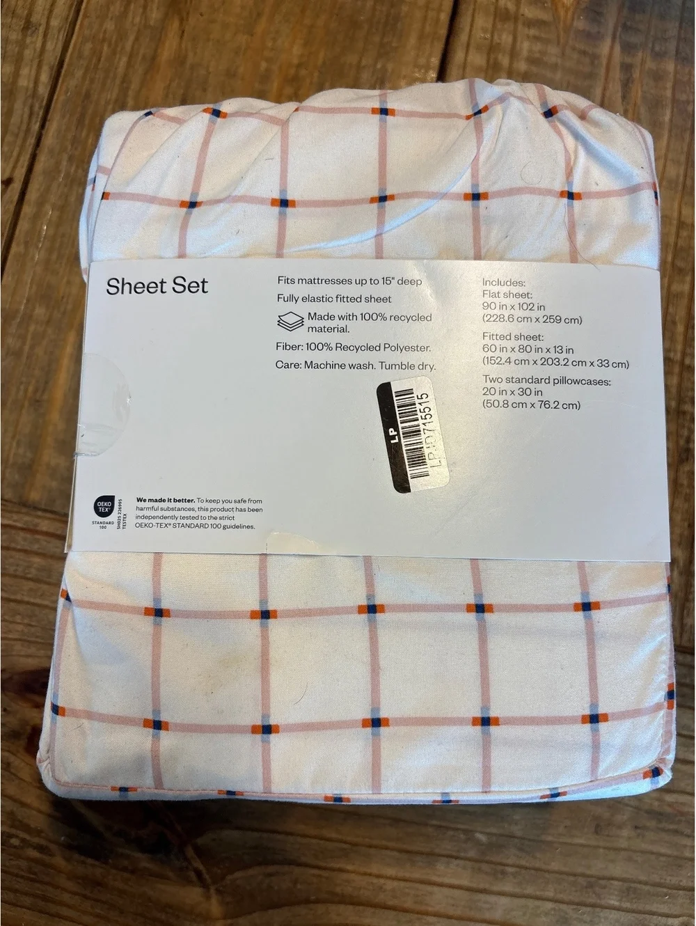 New Room Essentials Queen Bed Size Microfiber Sheet Set - White